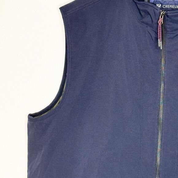 Daniel Cremieux Quilted Navy Blue Zip Up Vest - Men’s US XL - Picture 5 of 10